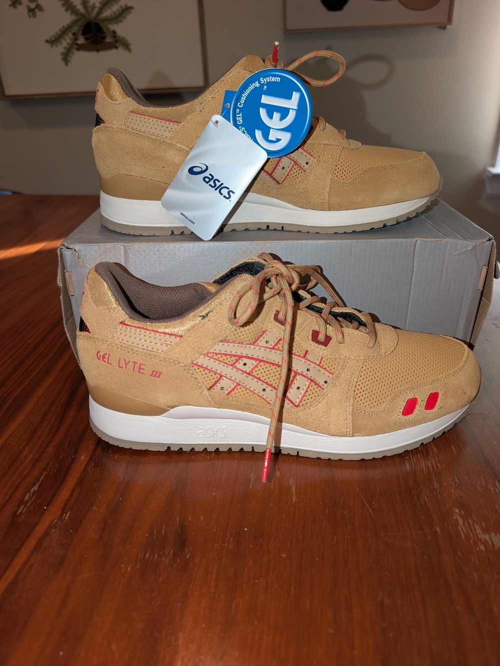 ASICS Gel-Lyte III Honey Mustard Men’s 9.5 H427L-7171 NWT OG Box